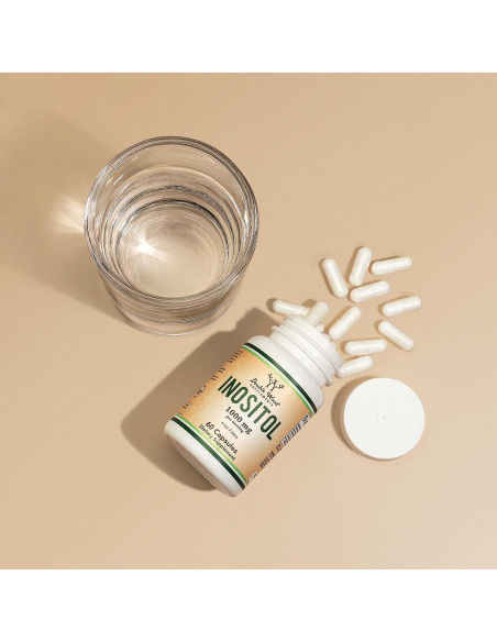 Cápsulas de Inositol 1000mg Double Wood - Salud Mujeres 60 Unidades