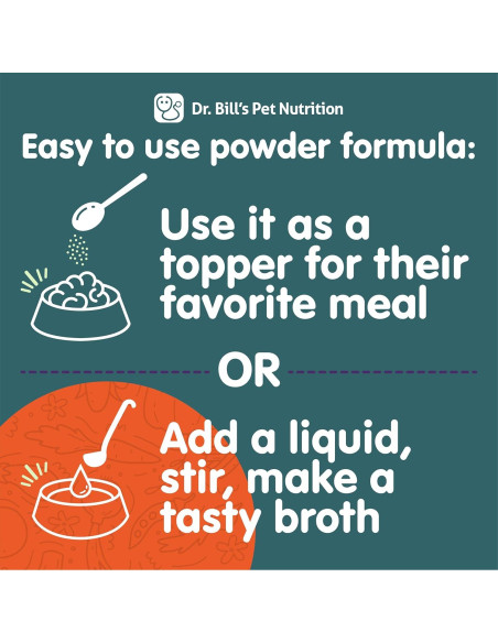 Suplemento Inmunológico Dr. Bill para Perros 180g - Calostro, Zinc