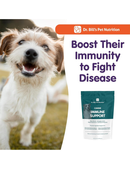 Suplemento Inmunológico Dr. Bill para Perros 180g - Calostro, Zinc