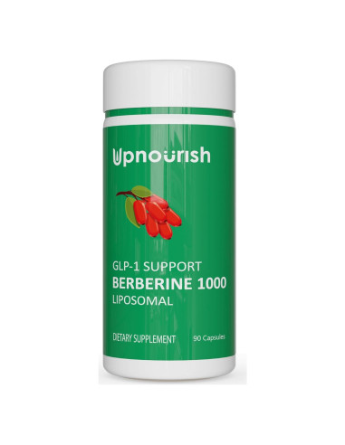 Suplemento Liposomal de Berberina UpNourish 1000mg - 90 Cápsulas Veganas