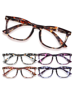 Gafas de lectura CCVOO unisex anti luz azul 5.0x