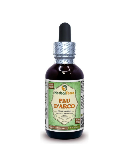 Extracto Líquido de Pau d'Arco Herbal Terra 60 ml Sin Alcohol