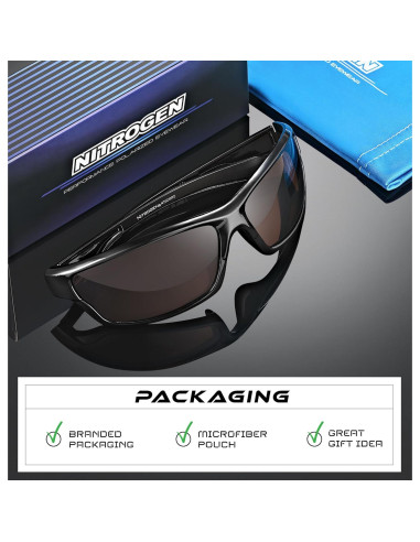 Gafas de sol deportivas Nitrogen polarizadas UV400 unisex