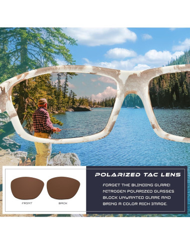 Gafas de sol deportivas Nitrogen polarizadas UV400 unisex