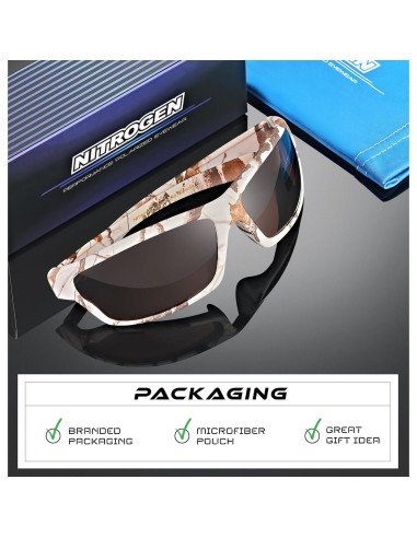 Gafas de sol deportivas Nitrogen polarizadas UV400 unisex