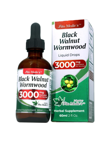 Gotas de Ajenjo de Nogal Negro FITO MEDIC'S 60 ml 3000 mg