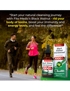 Gotas de Ajenjo de Nogal Negro FITO MEDIC'S 60 ml 3000 mg 2