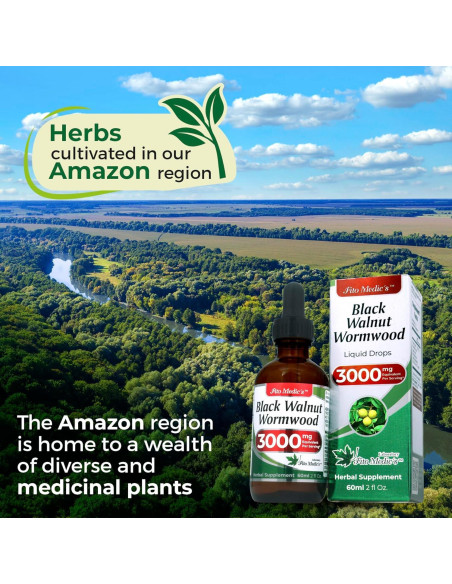 Gotas de Ajenjo de Nogal Negro FITO MEDIC'S 60 ml 3000 mg