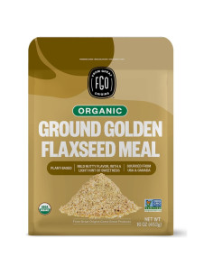 Harina de Semilla de Linaza Dorada Orgánica FGO 453g