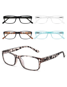 Gafas de Lectura Gaoye 5 Pack Luz Azul Unisex 1.0x