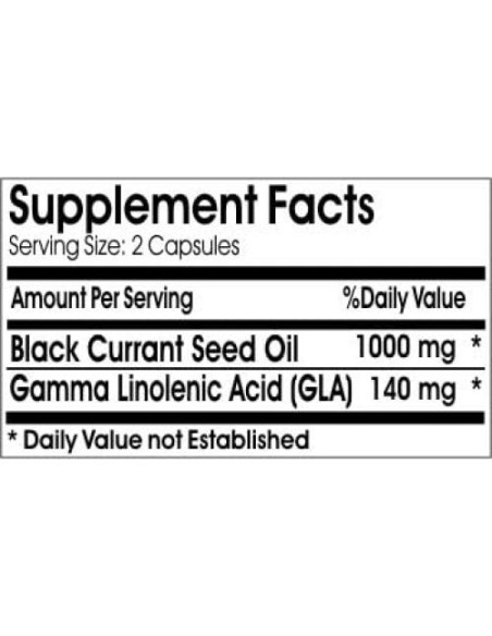 Aceite de Semilla de Grosella Negra 1000mg 180 Cápsulas Naturetition