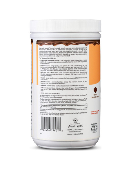 Bebida de Soja en Polvo NatureMAX Plus - Sabor Chocolate - 20g Proteína