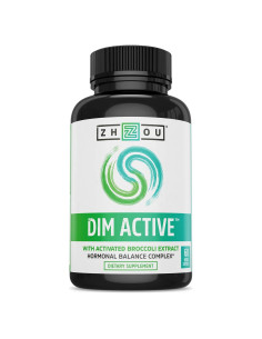 Suplemento Zhou DIM Activo 250mg - Equilibrio Hormonal 60 Cápsulas Veganas