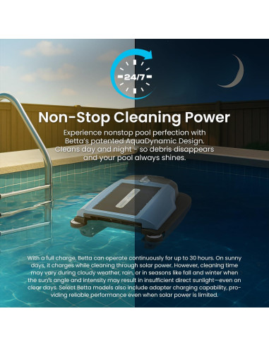 Skimmer Robótico Solar Betta Flex - Limpieza Ecológica para Piscinas