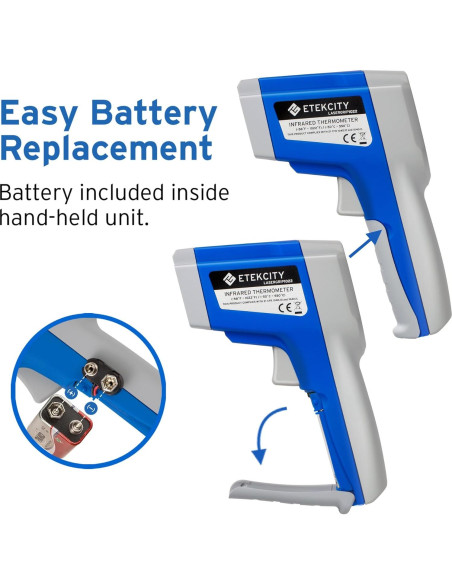 Termómetro Infrarrojo Etekcity Lasergrip 1022 -50C a 550C