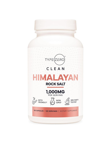 Cápsulas de Sal del Himalaya Type Zero 120 Unidades 1000mg