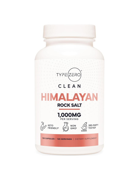 Cápsulas de Sal del Himalaya Type Zero 120 Unidades 1000mg