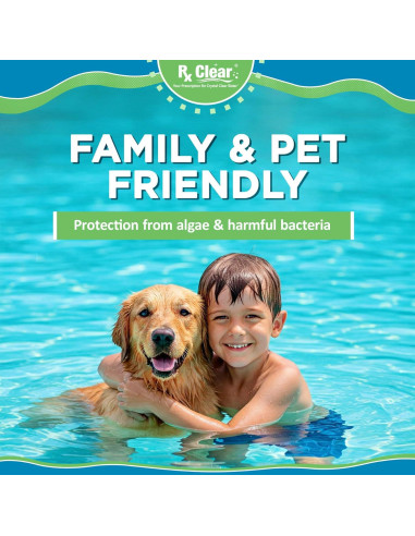 Pastillas de Cloro Rx Clear 5 Libras para Piscinas - Larga Duración