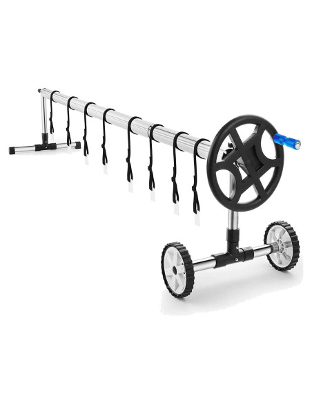 Carrete de Cubierta de Piscina Solar Nollapo 4.27m Azul