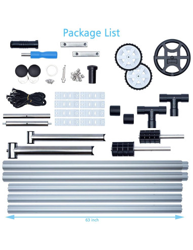 Carrete de Cubierta de Piscina Solar Nollapo 4.27m Azul