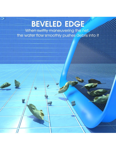 Red de Skimmer TidyMister 44.45 cm Nylon Autoreparable para Piscina