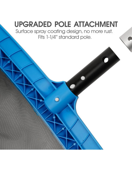 Red de Skimmer TidyMister 44.45 cm Nylon Autoreparable para Piscina