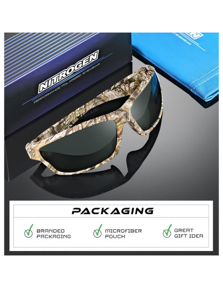 Gafas de sol deportivas Nitrogen polarizadas UV400 unisex Gafas de sol deportivas Nitrogen polarizadas UV400 unisex