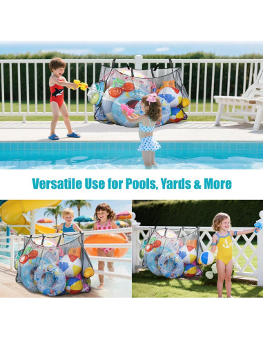 Organizador de Almacenamiento para Flotadores de Piscina DECORSWITH 160x36x90cm