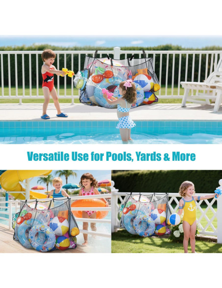 Organizador de Almacenamiento para Flotadores de Piscina DECORSWITH 160x36x90cm