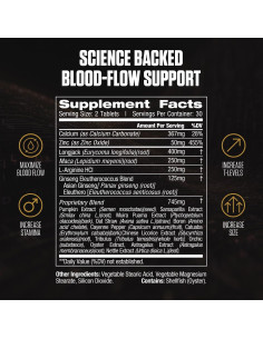 ERECTIFY MAX Suplemento Masculino 60 Tabletas - Mejora Erección y Libido 2