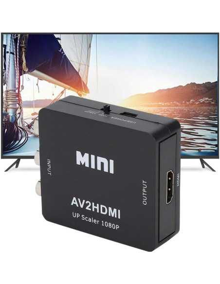 Convertidor de Video HD AV a HDMI Sanpyl 1080P USB