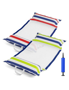 Flotador de Hamaca Inflable Jasonwell 4 en 1 para Piscina