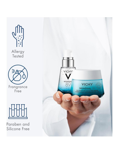 Vichy Mineral 89 Crema Hidratante Sin Fragancia 2 Piezas