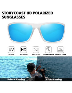 Gafas de sol STORYCOAST polarizadas para ciclismo y deportes 2