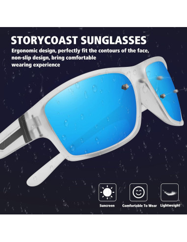 Gafas de sol STORYCOAST polarizadas para ciclismo y deportes