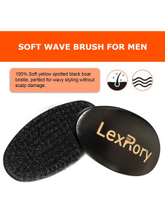 Cepillo Curvado de Olas Suaves LexRory para Cabello 360 2