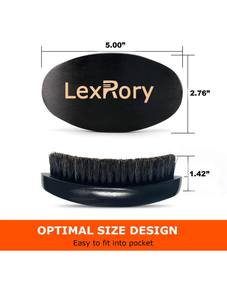 Cepillo Curvado de Olas Suaves LexRory para Cabello 360