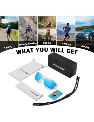 Gafas de sol STORYCOAST polarizadas para ciclismo y deportes
