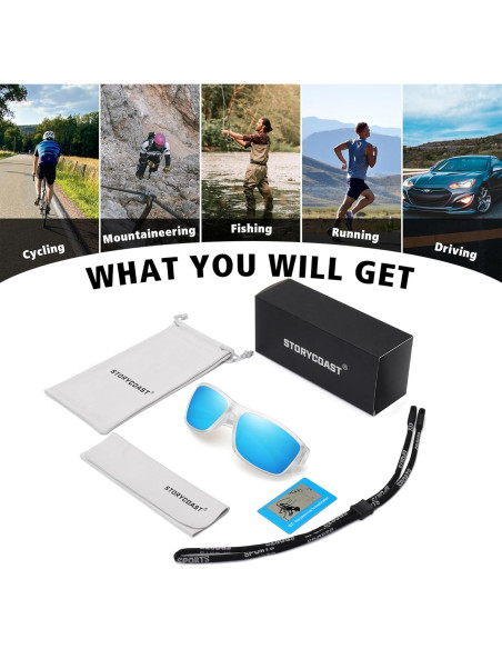Gafas de sol STORYCOAST polarizadas para ciclismo y deportes