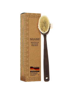 Cepillo Corporal Exfoliante SHASH de Cerda de Jabalí 43 cm