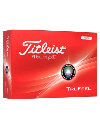 Pelotas de Golf Titleist TruFeel - 12 Unidades, Tacto Suave
