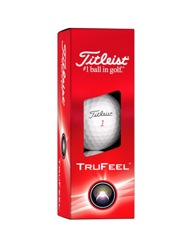 Pelotas de Golf Titleist TruFeel - 12 Unidades, Tacto Suave