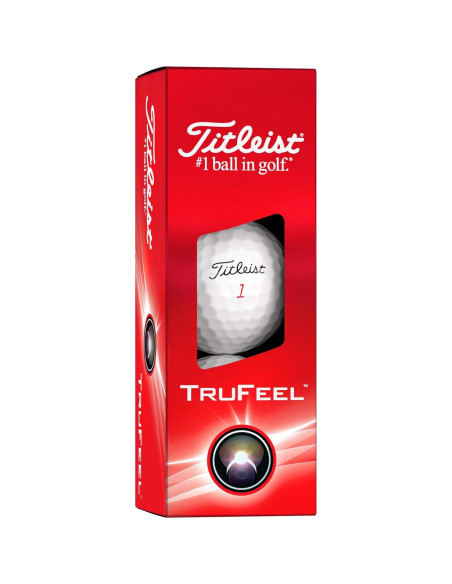 Pelotas de Golf Titleist TruFeel - 12 Unidades, Tacto Suave