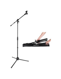 Soporte de Micrófono Rockville RVMIC50 Altura Ajustable 77.9-128 cm