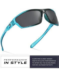 Gafas de sol deportivas Nitrogen polarizadas UV400 unisex 2