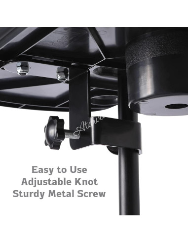 Bandeja Universal para Soporte de Micrófono con Teléfono y Bebida