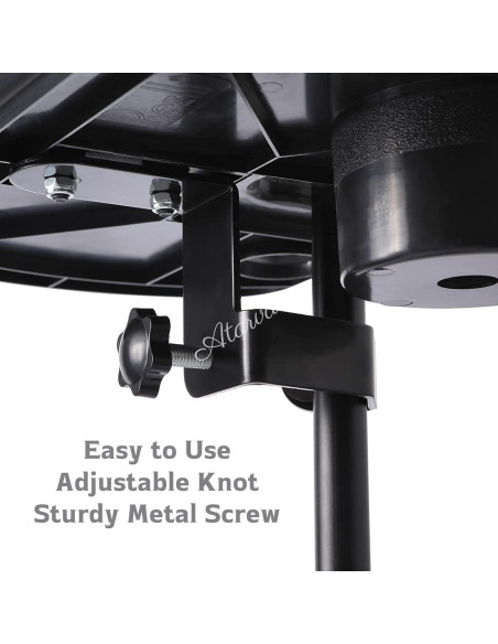 Bandeja Universal para Soporte de Micrófono con Teléfono y Bebida