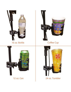 Soporte para Botella Crescendo CR-25 - Ajustable y Robusto 2