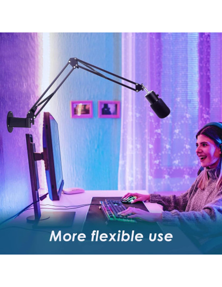 Soporte de Micrófono YOUSHARES K1NB35 - Brazo Montado en Pared