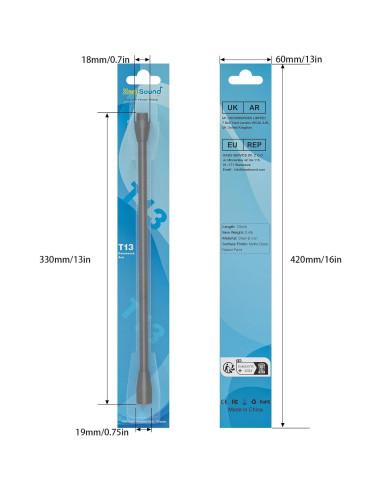 Brazo Flexible de Micrófono ZealSound 33 cm Aluminio Negro